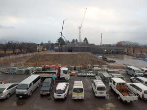 11月末日西側工事現場の様子（写真）
