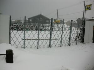 平成30年1月26日工事現場入口（写真）