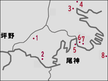 尾神岳周辺地図