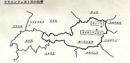 リリエンフェルト市の位置（図）