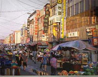 竹島市場の様子（写真）