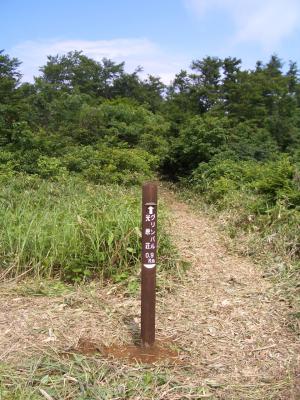 光ヶ原キャンプ場アクセス道（写真）