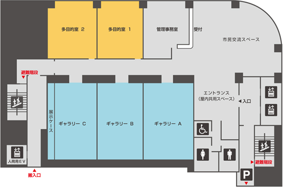 ミュゼ雪小町フロア図