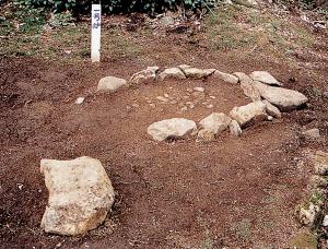 黒保遺跡出土炉跡（画像）