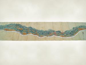竹田用水絵図：上越市所蔵（画像）