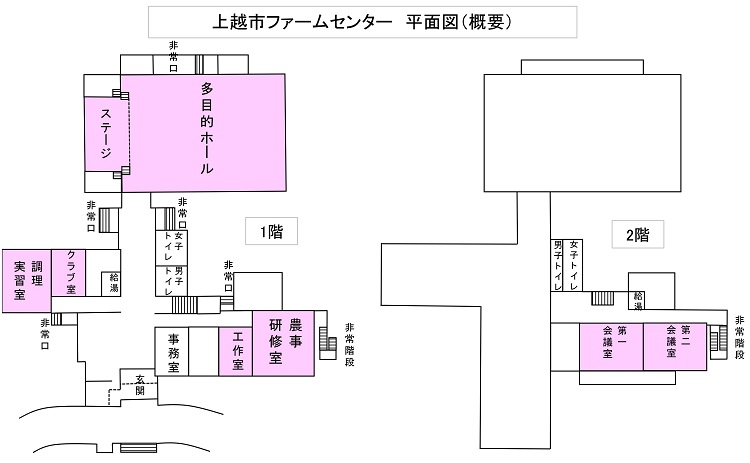 ファームセンター平面図（画像）