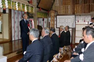 安全祈願祭の様子その2（写真）