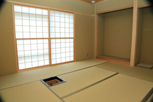 和室2は茶室としても利用できます（写真）