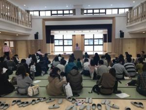 平成30年2月5日　新入園児保護者説明会の様子（写真）