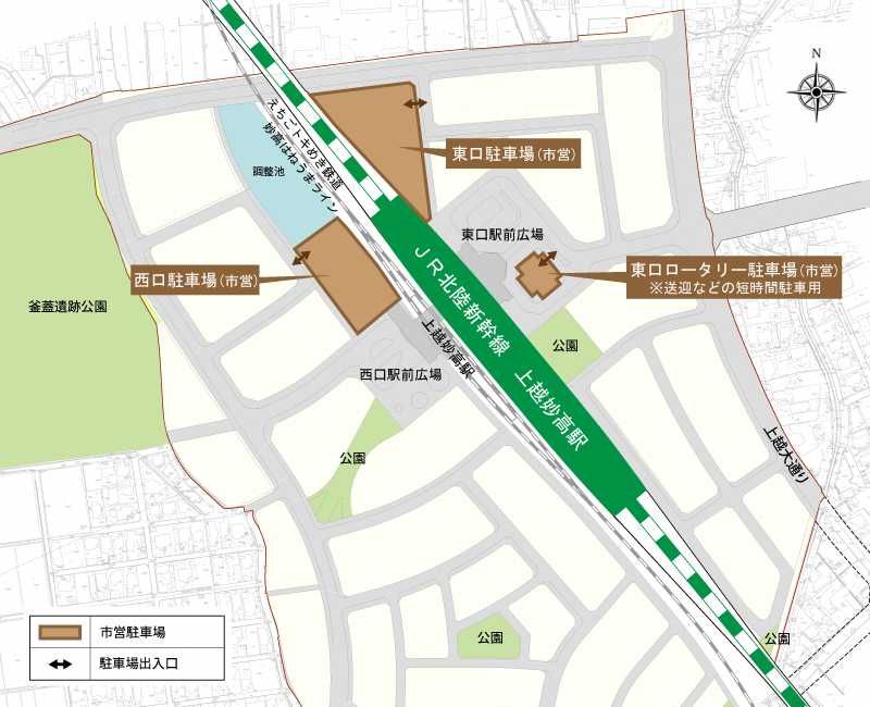 駐車場案内図