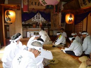 お礼参り（写真）