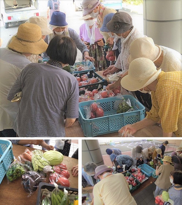 名立区ふれあい野菜市（写真）