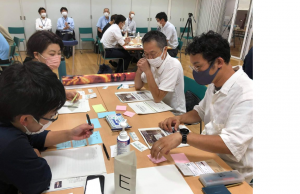 Eテーブルの様子（写真）