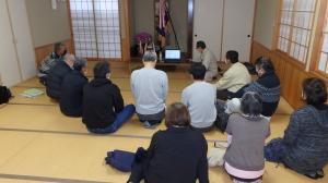 活動報告勉強会の様子（写真）