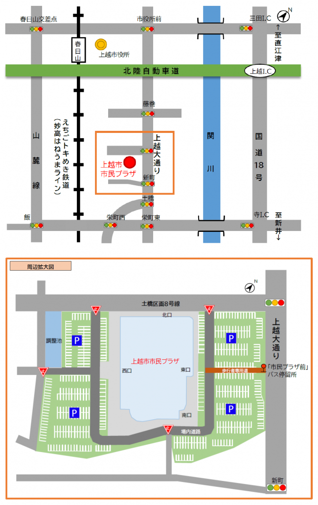 市民プラザ地図