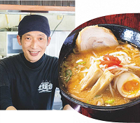 「たんぽぽラーメン」の山本利明さん（写真）