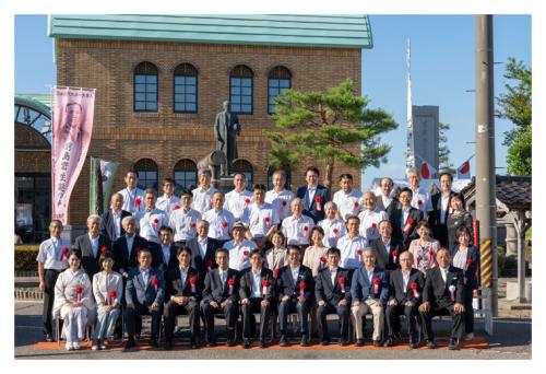 第100回前島密翁献碑祭、記念式典(写真)