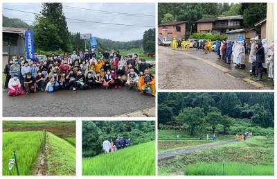 中山間地域支え隊　7月23日　牧区泉地内での活動の様子（5枚組写真）