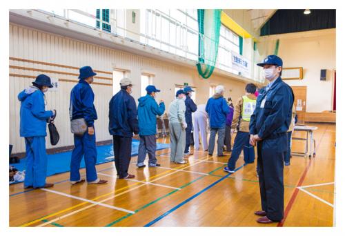 新潟県原子力防災訓練等視察(写真)