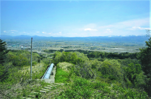 城山遺跡　山頂からの眺め　写真