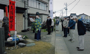 農耕牛馬装削蹄場所跡　農家祭の様子　写真