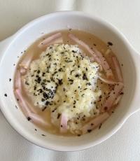 レンジで作るリゾット（料理写真）