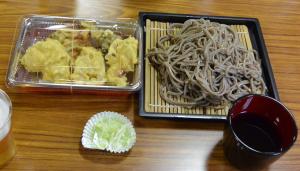 天ぷらそば（写真）