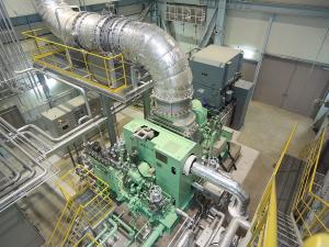 蒸気タービン発電機