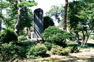 校庭の一隅にある中村公園の写真