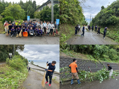 中山間地域支え隊　10月1日　吉浦　作業の様子（写真）