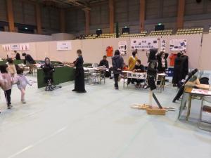 第2回地域クラブフェア　剣道　頚城大瀁少年剣道ブース写真
