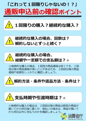チラシ　その通信販売大丈夫　裏（画像）