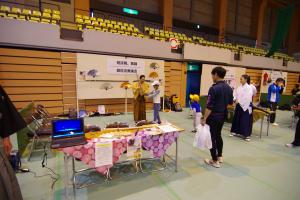 第4回地域クラブフェア　剣詩舞舞踊　藤尾流舞踊会のブース写真