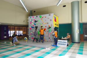 第4回地域クラブフェア　スポーツクライミング　新潟県山岳協会競技委員会のブース写真