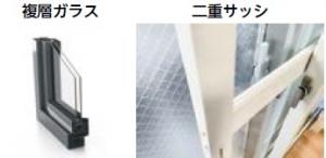 複層ガラス、二重サッシの写真