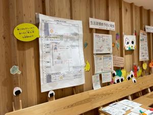 生活習慣病予防と朝食に関する展示（写真）