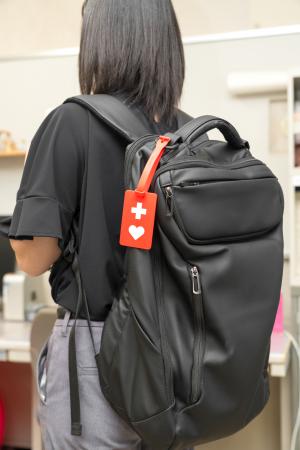 ヘルプマーク装着例（写真）