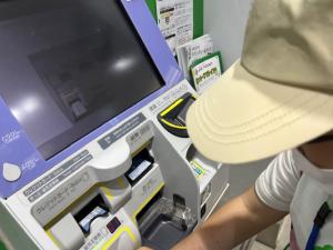 切符購入体験（写真）
