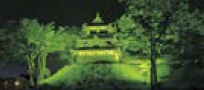 ライトアップの様子（写真）