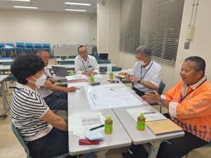新任コーディネーター研修会での意見交換（写真）
