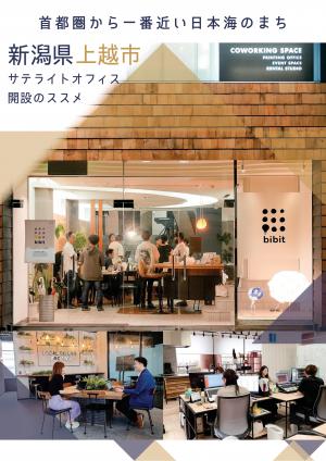 サテライトオフィス開設のススメパンフレット表紙（画像）