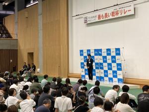 公益社団法人上越青年会議所創立60周年記念事業ギネス世界記録® 町おこしニッポンin上越　最も長い乾杯リレー～乾杯がつなぐ笑顔の輪～の写真