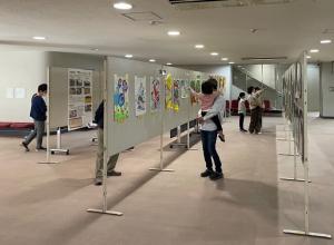 令和5年度くびき文化祭作品展会場の様子（写真）