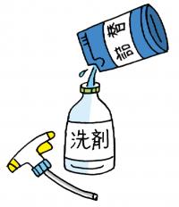 詰め替え用の消耗品を飼うことでリユース（イメージイラスト）