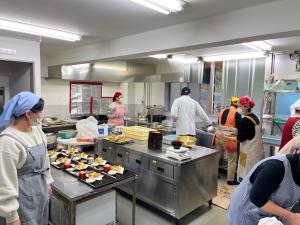 調理場の様子（写真）