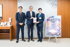 株式会社第四北越銀行「地域応援！SDGs私募債」の寄附の受領の写真