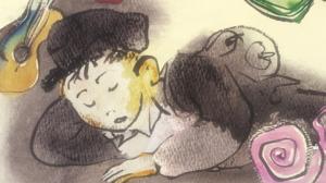 アニメーション「眠い町」（画像）