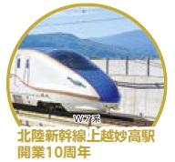 北陸新幹線W7系車体（写真）