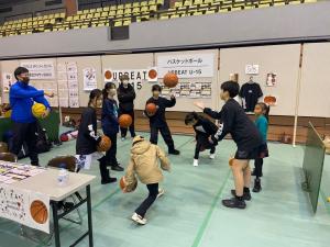 第6回地域クラブフェア　バスケットボール　UPBEAT U-15のブース写真