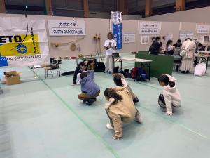 第6回地域クラブフェア　カポエイラ　GUETO CAPOEIRA上越のブース写真